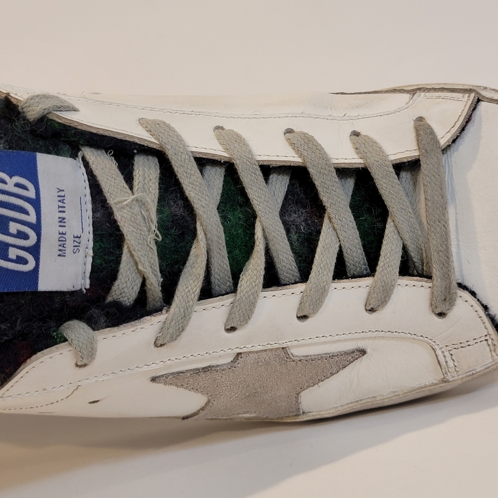 Golden Goose Sneakers womens or mens size 40 Superstar white wool liner thermal - Picture 10 of 15